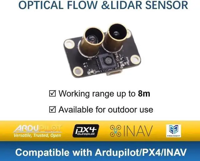 Alt view image 2 of 5 - MicoAir OPTICAL FLOW & LIDAR SENSOR MTF-01 Compatible with Ardupilot/PX4/INAV (Ardupilot)