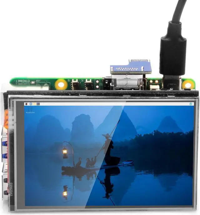 Main image of OSOYOO 3.5 inch HDMI LCD Touch Screen Monitor Display TFT 480 * 320 Pixel Resolution for Raspberry Pi 5 4 3 Model B B+ 2 with Stylus Pen