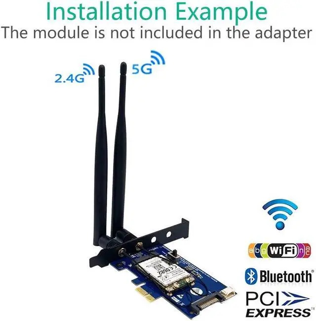Alt view image 5 of 5 - Mini PCI-E PCI Express to PCI-E 1x Adapter with SIM Card Slot
