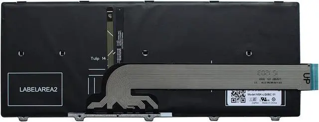 Alt view image 2 of 2 - U Brand Wired Backlit Mechanical Keyboard for Dell Inspiron, Vostro, Latitude Laptops (104 Keys, QWERTY Layout, Compatible with Dell Inspiron 14 3000, 5000 Series & Latitude 3450, 3460)