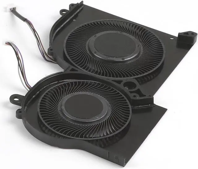 Alt view image 3 of 5 - YAEHUYING CPU+GPU Cooling Fan MS-16Q4 MS-16Q5 Replacement for MSI GS65 Stealth P65 Creator 9SG 9SD 9SE 9SF, 8SF 8SE 8SD, WS65 (9TJ 9TK 9TL 9TM), P/N: MS-16Q4 MS-16Q5, BS5005HS-U3I U3J