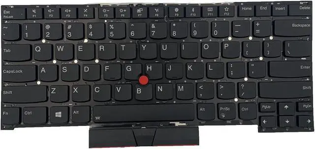 Alt view image 3 of 5 - Laptop Replacement US Layout Backlit Keyboard for Lenovo Thinkpad T490s T495s SN20R66042 02HM208 02HM280 Black