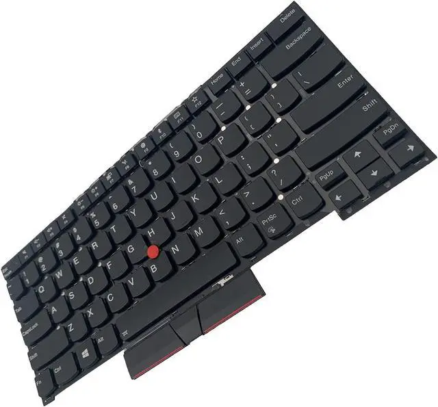 Alt view image 5 of 5 - Laptop Replacement US Layout Backlit Keyboard for Lenovo Thinkpad T490s T495s SN20R66042 02HM208 02HM280 Black