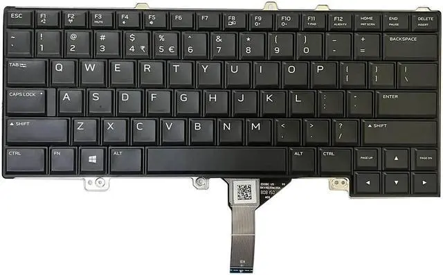 Alt view image 2 of 5 - ZAHARA Keyboard Colorful Backlight US Replacement for Dell Alienware 13 R3 / 15 R3 / 15 R4 0D09KN 0K4P1K PK1326S1C01 PK1326S1C15