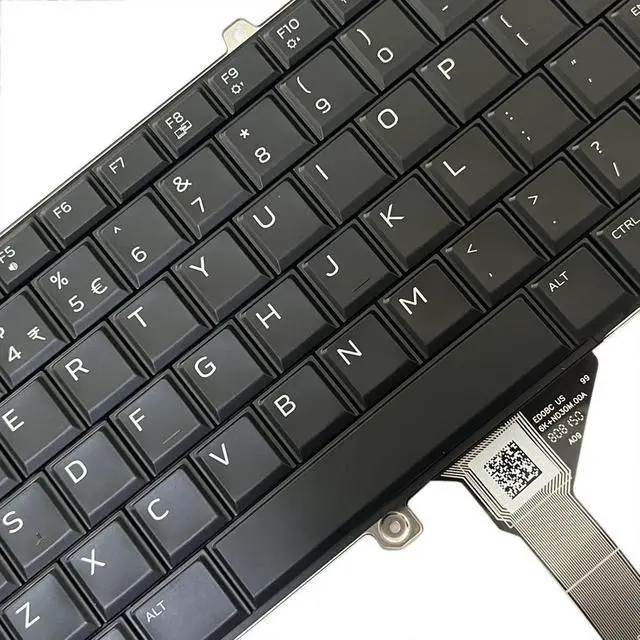 Alt view image 5 of 5 - ZAHARA Keyboard Colorful Backlight US Replacement for Dell Alienware 13 R3 / 15 R3 / 15 R4 0D09KN 0K4P1K PK1326S1C01 PK1326S1C15