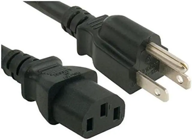 Main image of AYA 25Ft (25 Feet) 14AWG Heavy Duty Power Cord NEMA-15P C13 15A Cable 3 Conductor UL Listed