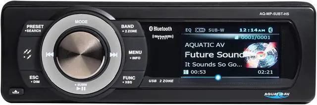 Main image of Aquatic AV AQ-MP-5UBT-HS Factory Harley Davidson Replacement AM/FM Radio Satellite Radio Ready