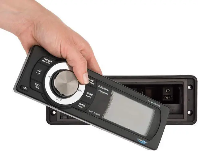 Alt view image 2 of 5 - Aquatic AV AQ-MP-5UBT-HS Factory Harley Davidson Replacement AM/FM Radio Satellite Radio Ready