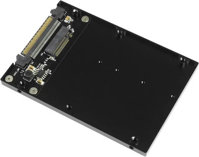 Alt view image 3 of 4 - Vantec Multi-Size M.2 NVMe to U.2 (SFF-8639) 2.5"" SSD Adapter (MRK-NVM2U2-BK), Convert M.2 NVMe into U.2 not for SATA, Black