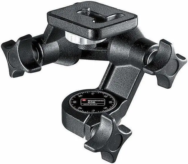 Main image of Manfrotto 3D Junior Tripod Head, for Camera Tripods, Fluid Ball Head, Camera Stabilizer, Photography Accessories for Content Creation
