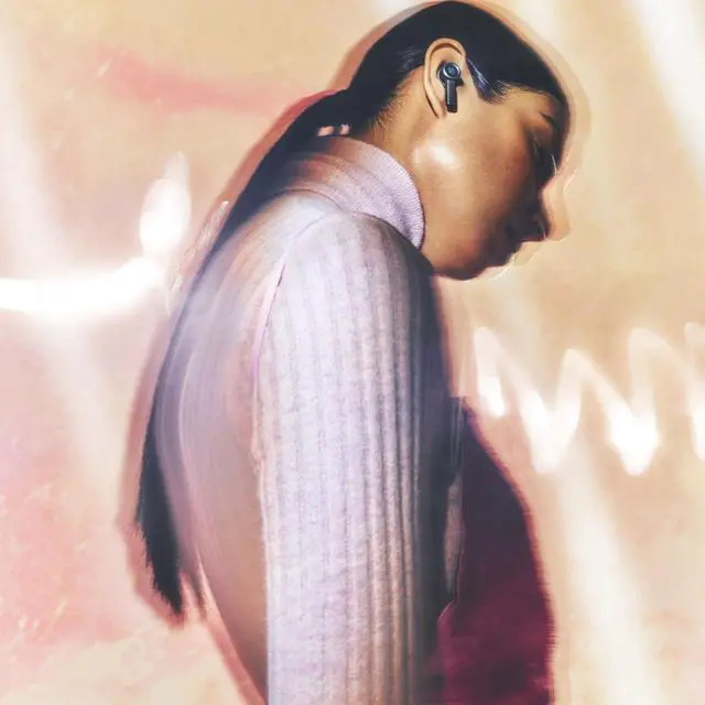 Alt view image 4 of 5 - Bang & Olufsen Beoplay EX - Wireless Bluetooth Earphones with Microphone and Active Noise Cancelling, Waterproof, 20 Hours of Playtime
