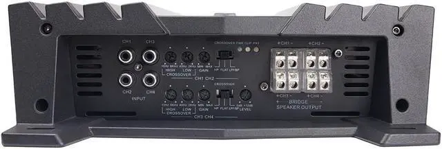 Alt view image 3 of 5 - Hifonics Colossus PRO HAC-2000.4D 2000 Watt Four Channel Car Audio Amplifier, Real RMS Power, Class D, 1 Ohm Stable, High Efficiency, Ultra-Low EMI