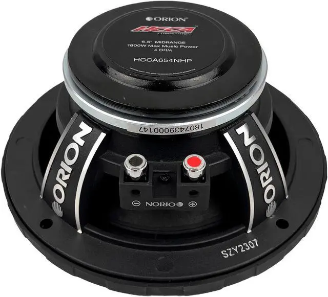 Alt view image 5 of 5 - ORION HCCA654NHP HCCA Series 6.5 Ultra Efficient Neodymium Midrange Loudspeakers, 1800W Max Power, 450W RMS, 4 Ohm, 2 Voice Coil - High Output Pro Car Audio Stereo, Premium Quality Speakers (Pair)