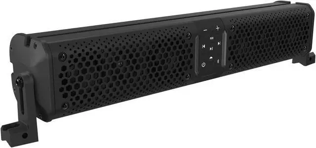 Alt view image 3 of 5 - wet sounds Stealth XT 6-B - All-in-One IP67 Weatherproof 300-Watt Amplified Bluetooth 6-Speaker Soundbar with Remote - Black