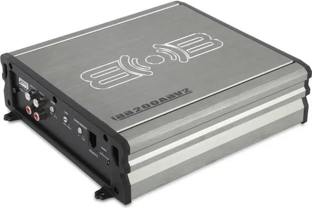 Alt view image 4 of 5 - Belva BB200ABv2 500W Peak Monoblock Car Amplifier, Class A/B, 2-Ohm Stable, 200W RMS at 4, 500W RMS at 2, Adjustable Gain, Low-Pass Filter, Bass Boost, Remote Bass Knob