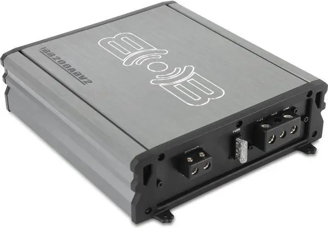 Alt view image 3 of 5 - Belva BB200ABv2 500W Peak Monoblock Car Amplifier, Class A/B, 2-Ohm Stable, 200W RMS at 4, 500W RMS at 2, Adjustable Gain, Low-Pass Filter, Bass Boost, Remote Bass Knob
