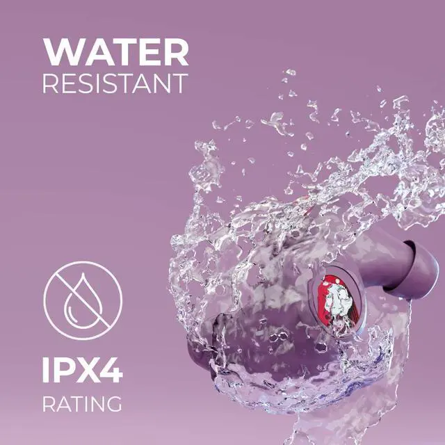 Alt view image 3 of 5 - Disney Nightmare Before Christmas Sally Dress TWS Earbuds Wireless Bluetooth 5.0 Compatible in-Ear Headset with Built-in Mic & Portable Recharging Case - IPX8 Waterproof & Sweatproof,Long Battery Life