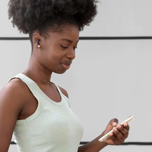 Alt view image 5 of 5 - Disney Nightmare Before Christmas Sally Dress TWS Earbuds Wireless Bluetooth 5.0 Compatible in-Ear Headset with Built-in Mic & Portable Recharging Case - IPX8 Waterproof & Sweatproof,Long Battery Life