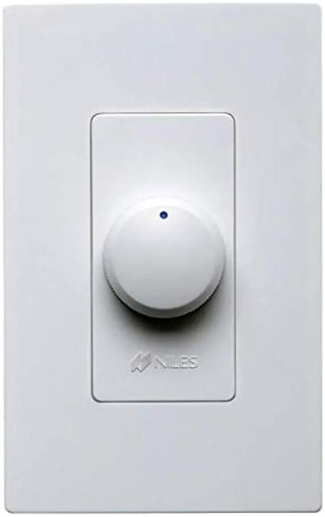 Alt view image 2 of 5 - Niles 5 Pack VCS100K In Wall Rotary Switches, White, ON-ON Operation