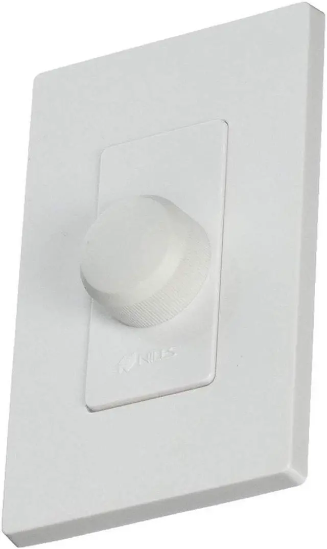 Alt view image 3 of 5 - Niles 5 Pack VCS100K In Wall Rotary Switches, White, ON-ON Operation
