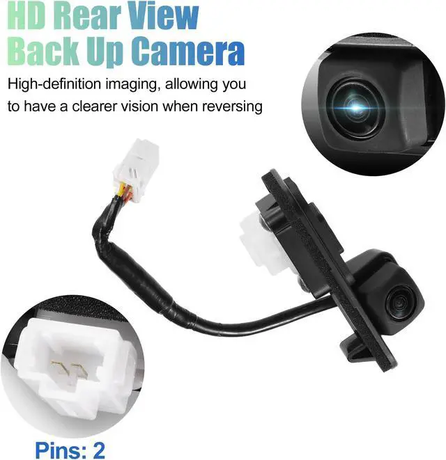 Alt view image 5 of 5 - uxcell Rear View Back Up Camera Park Assist Reverse Camera for Acura TLX 2015-2020 No.39530TZ3A01