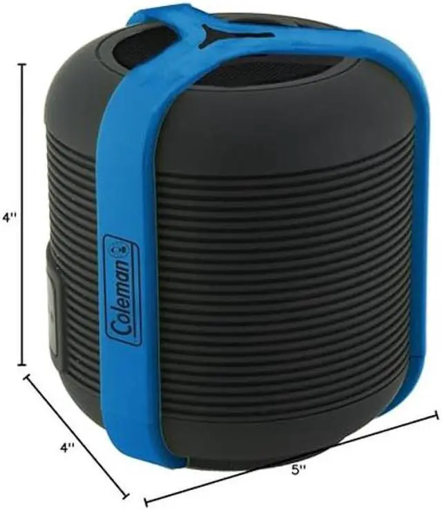 Alt view image 2 of 2 - Coleman Waterproof, Hands-Free Speaker for Universal/Smartphones - Blue