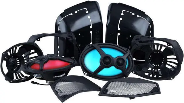 Main image of Memphis Audio MXHD14LIDKIT 14+ HD Bag Lids with Integrated 6X9" Speakers 125W/250W