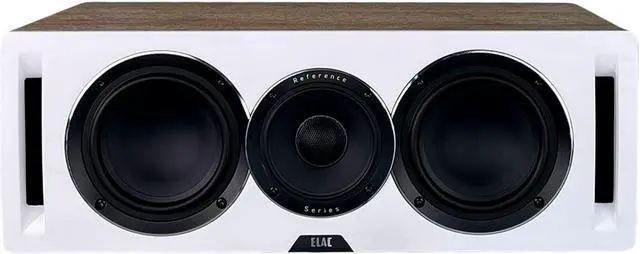 Alt view image 2 of 5 - ELAC Uni-Fi Reference 3-Way 5-1/4" Center Speaker, Oak or Walnut Center Speaker for Home Theater, White Baffle with Oak Sides