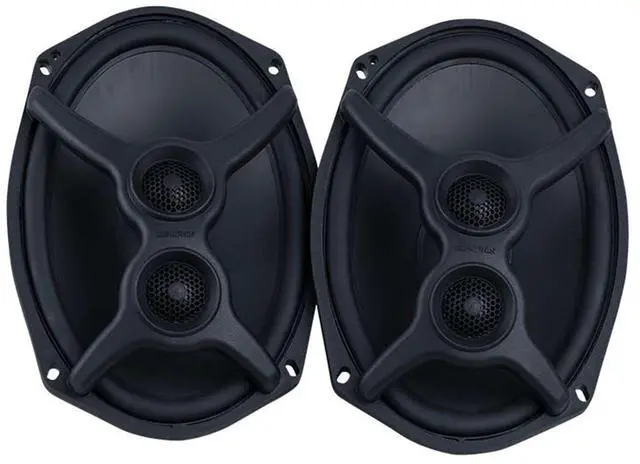 Alt view image 3 of 5 - Memphis Audio MXHD14LIDKIT 14+ HD Bag Lids with Integrated 6X9" Speakers 125W/250W