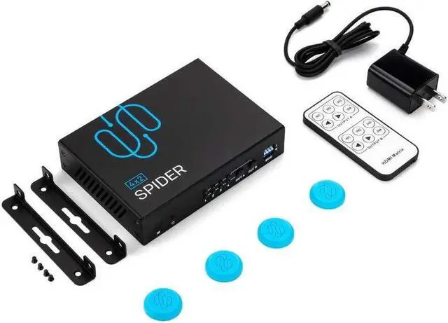 Alt view image 4 of 4 - Sewell 4x2 4K HDMI 2.0 Matrix Switcher, 4K@60Hz 4:4:4 HDR, HDMI, Black