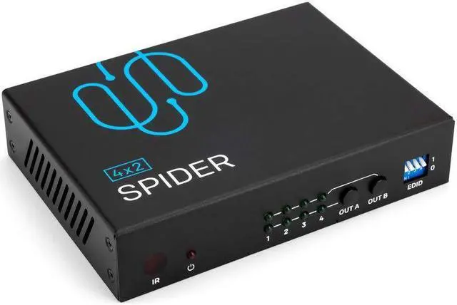 Main image of Sewell 4x2 4K HDMI 2.0 Matrix Switcher, 4K@60Hz 4:4:4 HDR, HDMI, Black
