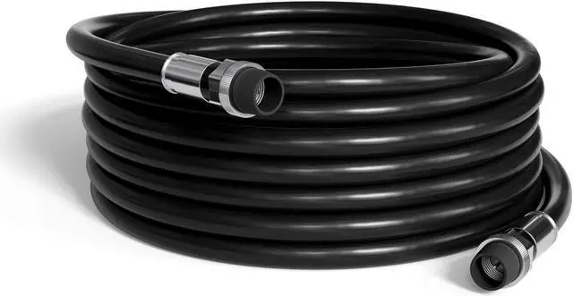Main image of THE CIMPLE CO Coaxial Cable, 125 FT, Weatherproof Rubber Boot, Indoor/Outdoor TV Cable, High Speed Internet, Dual Shield, Satellite, Antenna, CATV, RG6, 38 Meters, Black