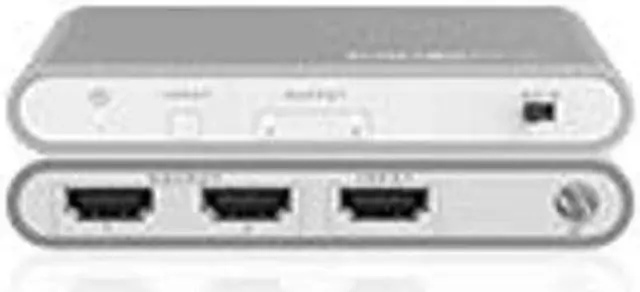 Alt view image 2 of 3 - KanexPro 4K HDMI 1 x 2 Splitter with HDCP2.2, Silver (SP-HD20-1X24K)