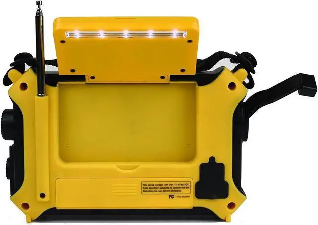 Alt view image 5 of 5 - Kaito KA500L 4-Way Powered Emergency AM/FM/SW NOAA Weather Alert Radio with Solar,Dynamo Crank,Flashlight