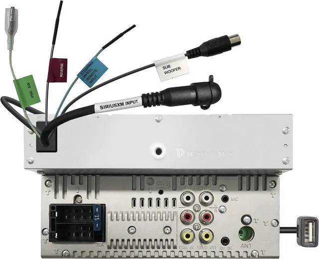 Alt view image 3 of 5 - KENWOOD DDX5707S Double Din DVD Car Stereo with Apple Carplay and Android Auto, 6.8 Inch Touchscreen, Bluetooth, Backup Camera Input, Subwoofer Out