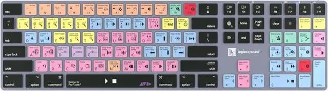 Alt view image 2 of 5 - Logickeyboard 'Titan' Wireless Backlit Designed for Composing in Avid Pro Tools on Mac  p/n LKB-PT-TM-US