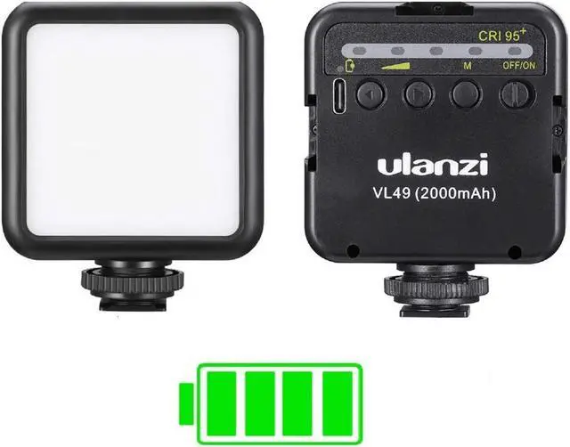 Alt view image 3 of 5 - ULANZI Mini Flexible Camera Tripod Bundle with VL49 2000mAh LED Video Light