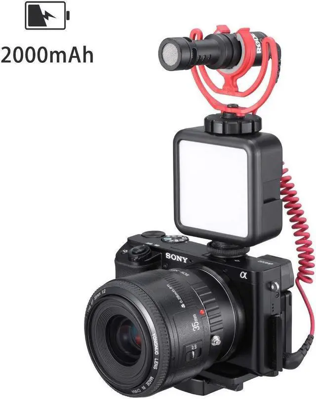 Alt view image 5 of 5 - ULANZI Mini Flexible Camera Tripod Bundle with VL49 2000mAh LED Video Light
