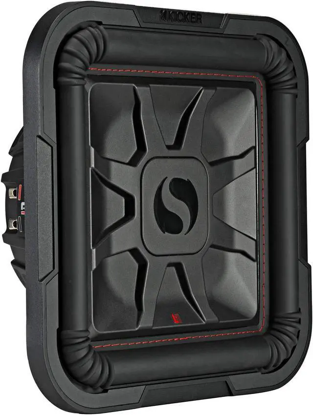 Alt view image 3 of 5 - Kicker 46L7T124 L7T L7-Thin 12-Inch (30cm) Subwoofer, Dual Voice Coil, 4-Ohm, 600 Watt