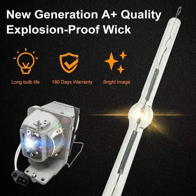 Alt view image 4 of 5 - CTLAMP A+ Quality BL-FU240E / BL-FU240K / SP.7G6R1GR01 Replacement Projector Lamp Bulb with Housing Compatible with Optoma UHD35 KHD38+ VDUHDSZ VDUHDUZX UHD38 UHD30 UHD42 UHD50X