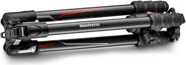 Alt view image 3 of 5 - Manfrotto Befree GT 4-Section Carbon Fiber Travel Tripod with 496 Ball Head, Black