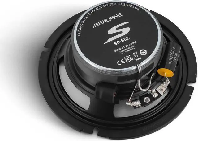 Alt view image 4 of 5 - Alpine S2-S65 - Next-Generation S-Series 6.5" Coaxial Speaker Set