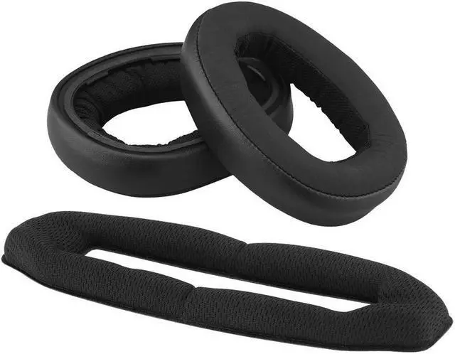 Main image of Geekria Ear Pads + Headband Compatible with Sennheiser GSP 600, GSP 670, GSP 500 Gaming Headset Ear Cushion +Headband Cushion/Ear Cups and Headband/Replacement Repair Parts Suit (Black)