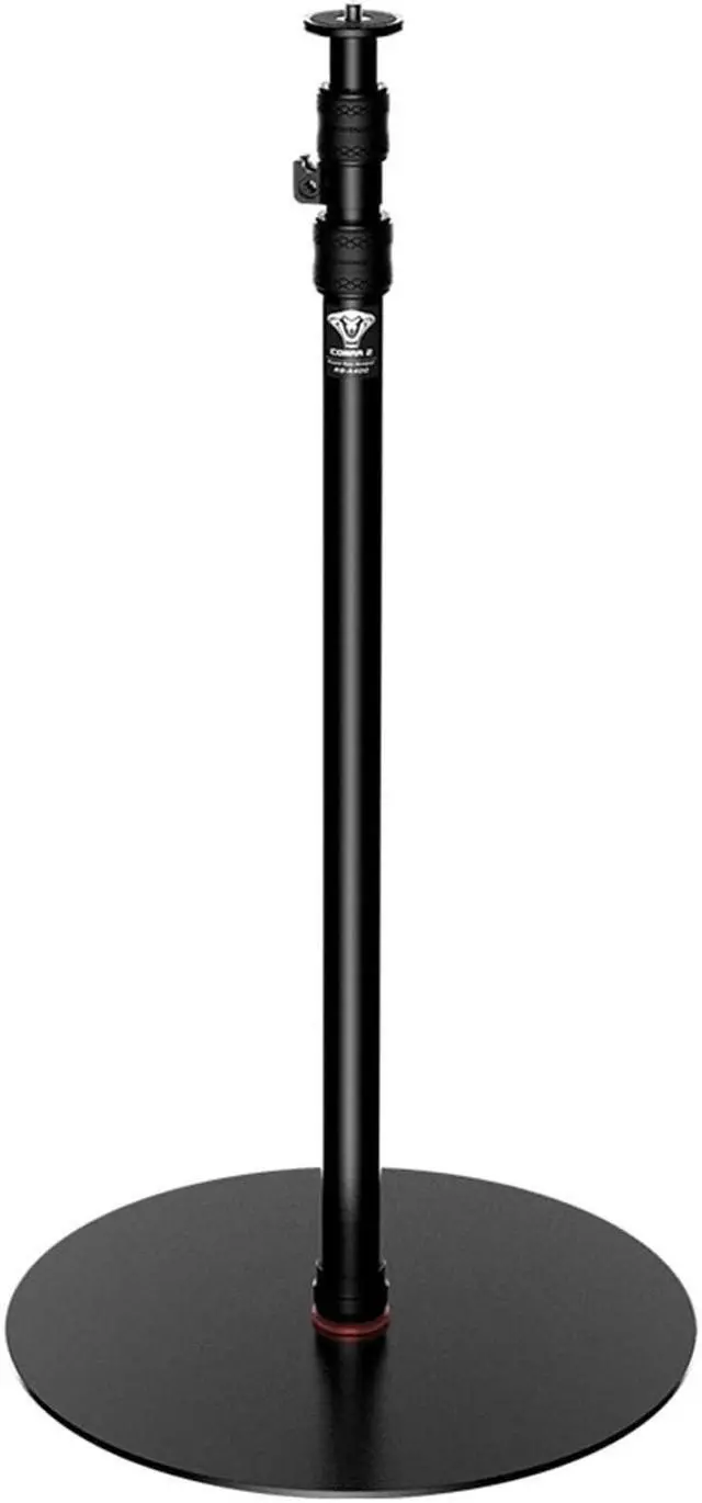 Main image of IFOOTAGE Round Base Monopod,15.75"/40cm Diameter,Max.Payload 22lbs/10KG,Aluminium Alloy Stable Structure, Height 30.28"/76.9cm~79.4"/201.6cm,for LED Video Light,RB-A400