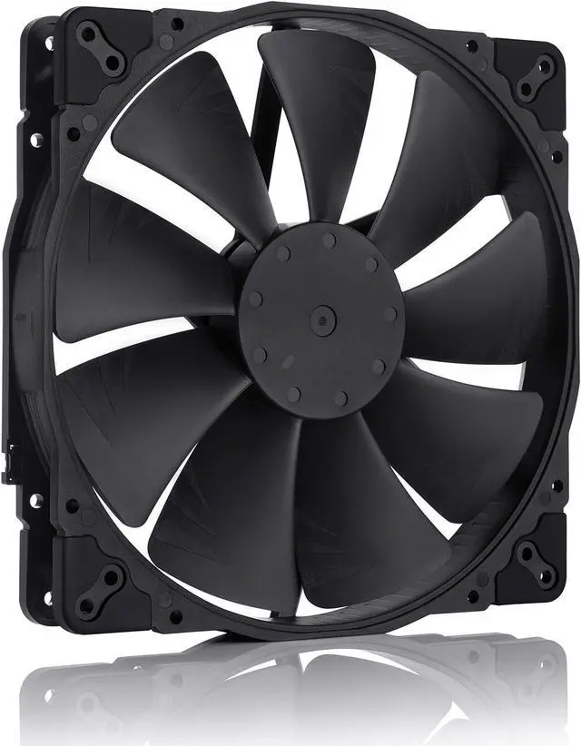 Alt view image 3 of 5 - Noctua NF-A20 PWM chromax.Black.swap, Premium Quiet Fan, 4-Pin (200x30mm, Black)