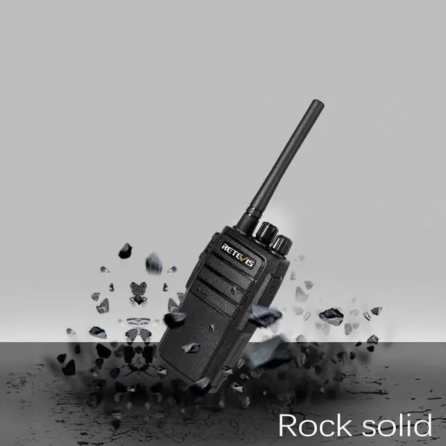 Alt view image 4 of 5 - Case of 10,Retevis RT21 Updated 3000mAh 2 Way Radio Rechargeable, Heavy Duty Two Way Radio Long Range, 16CH VOX Handfree Adults Walkie Talkies for Business Retail Contractor Agriculture Black