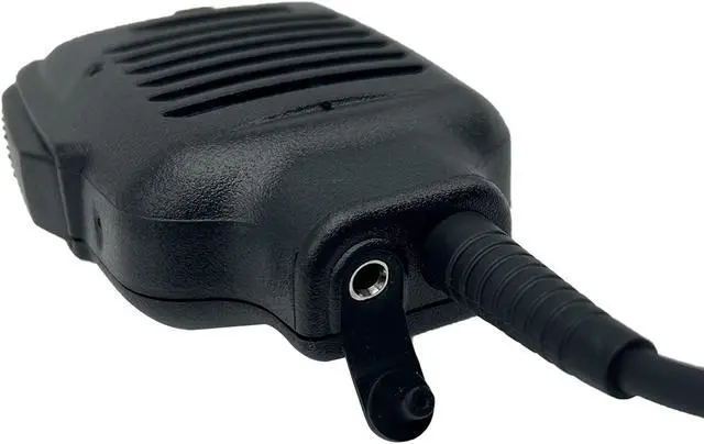 Alt view image 4 of 5 - KMC-25 KMC-41 Radio Speaker Microphone Shoulder Mic for Radios NX-200 NX-210 NX-300 NX-3200 NX-3300 NX-410 NX-411 NX-5200 NX-5300 NX-5400 TK-2180 TK-3180 TK-5210 TK-5220 TK-5410
