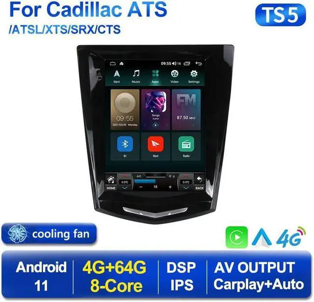 Alt view image 2 of 5 - Car Stereo Radio for Cadillac ATS ATSL XTS CTS SRX