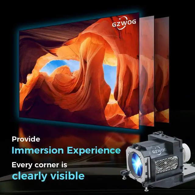 Alt view image 4 of 5 - Gzwog ET-LAV200 Replacement Projector Lamp Bulb with Housing for Panasonic PT-VW430 PT-VW435N PT-VW431D PT-VW430U PT-VW431DU PT-VW440 PT-VX500 PT-VX501 PT-VX505N PT-VX510 PT-BX51C