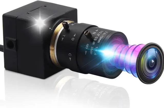 Main image of Hotpet 1080P USB Webcam, 2.8-12mm Varifocal Manual Lens, 2MP USB2.0 Web Camera, Low Illumination 0.01Lux, H.264 High Definition IMX323 Industrial Camera